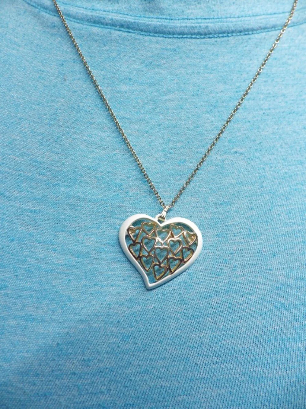 Heart Lot of Necklaces 5 pieces 720G2